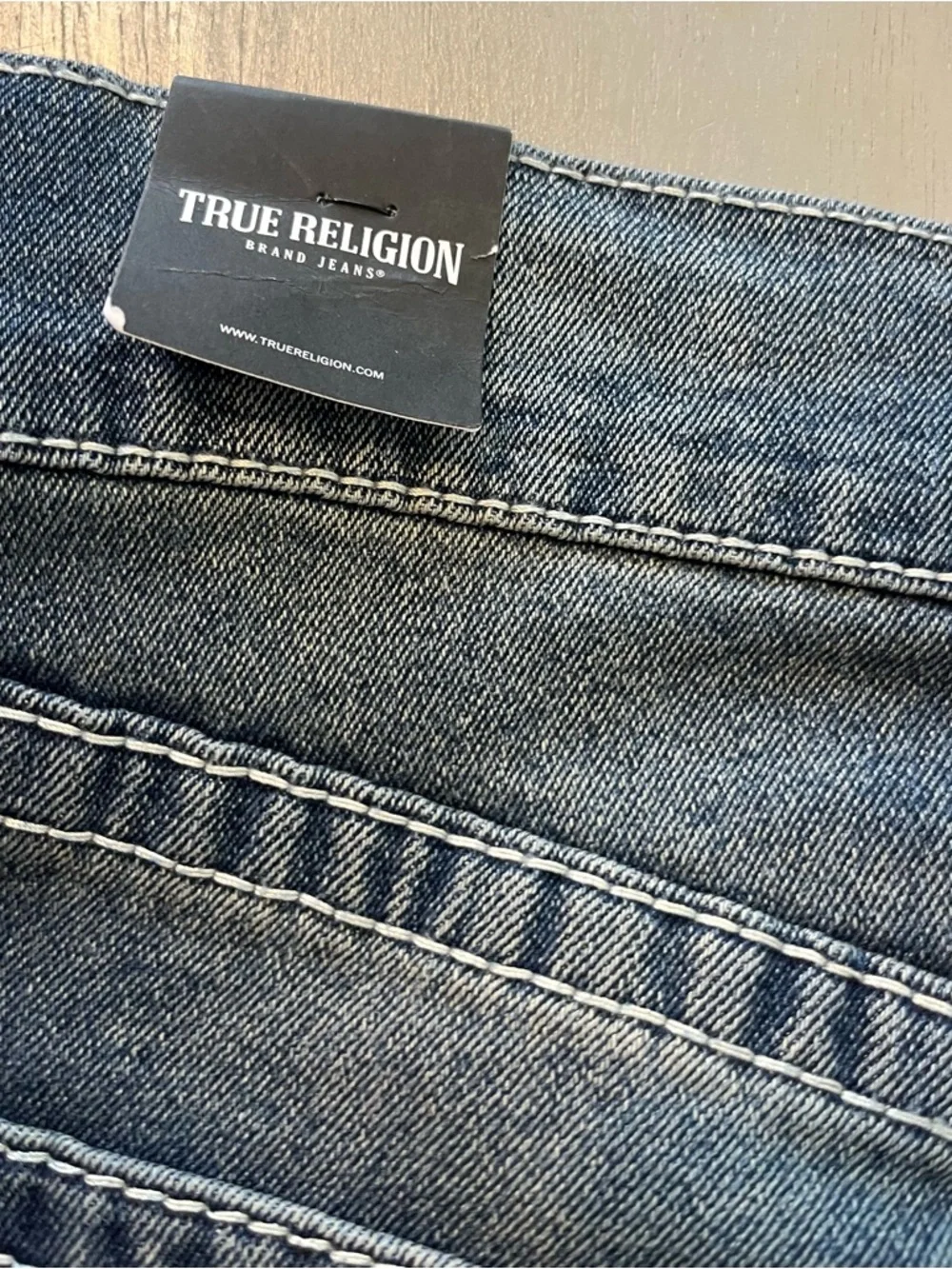 New! True Religion Ricky Relaxed Straight Men’s Jeans Size 31x34